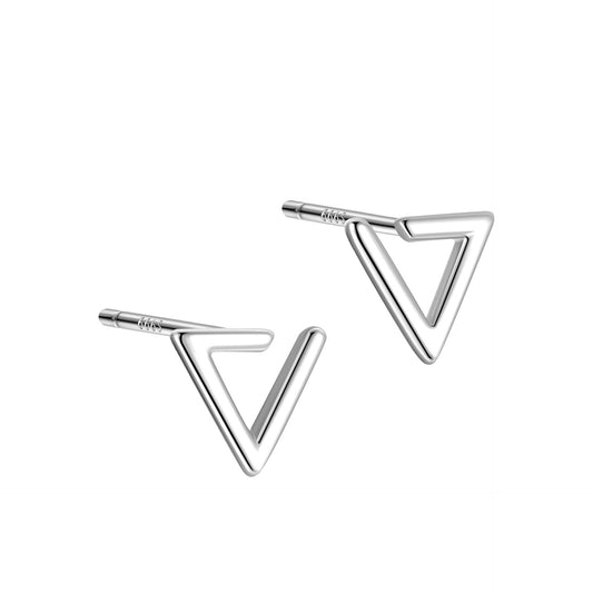 Open Triangle Stud (Pair)