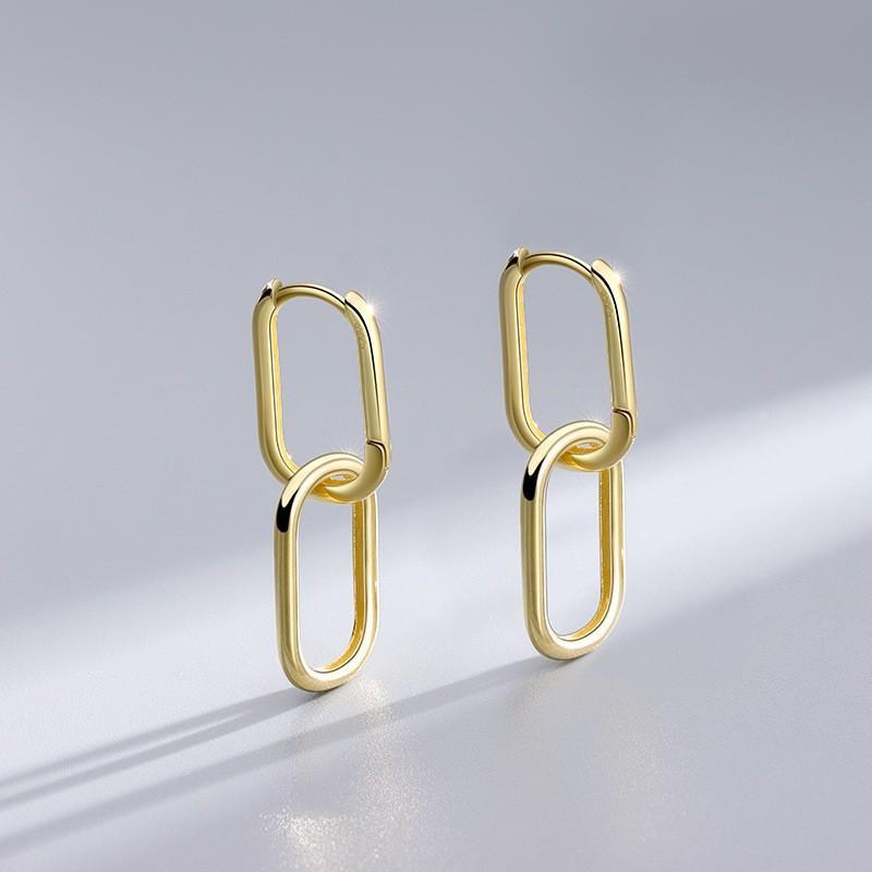 Dangle Link Earrings (Pair)