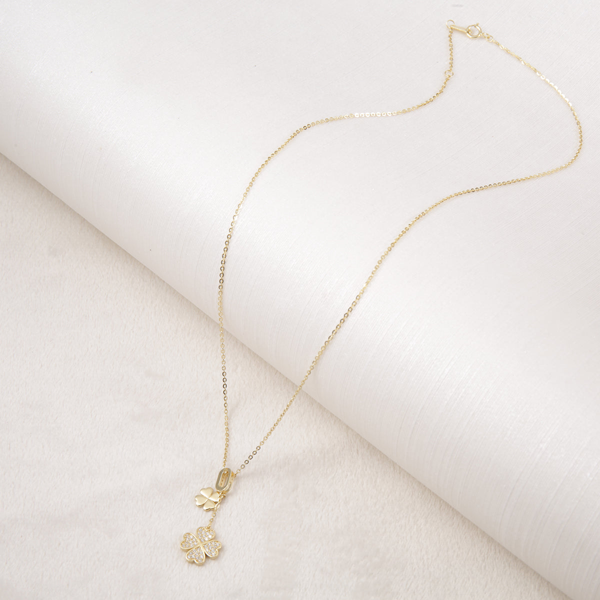 Double Clover Necklace