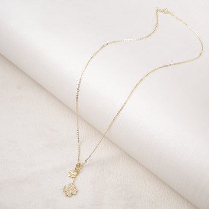 Double Clover Necklace