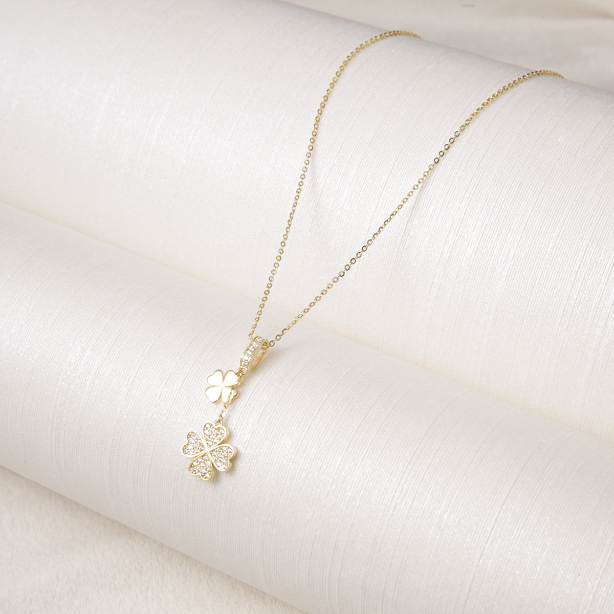 Double Clover Necklace