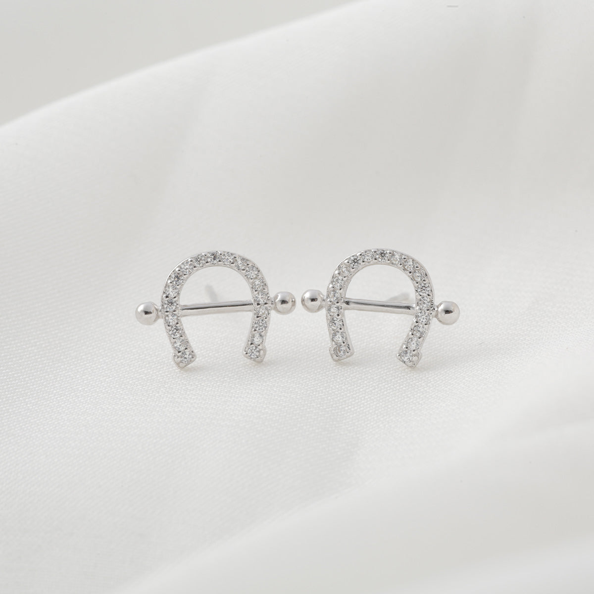 Horseshoe Stud Earring (Pair)