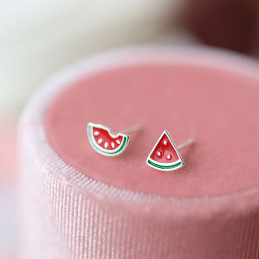 Watermelon Studs (Pair)